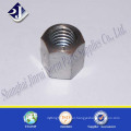 Manufacturer from China high strength carbon steel natural galvanized long hex nut